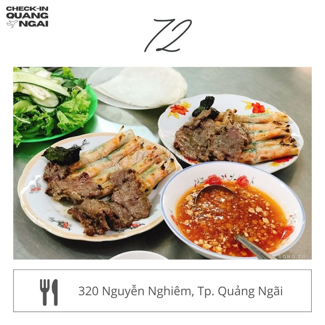 Ram thịt nướng Quảng Ngãi là một món ăn đặc sản nhất định phải thưởng thức khi đến đây. Cùng Check-in Quảng Ngãi khám phá TOP 4 quán ngon nhất mà ai cũng mê nhé!