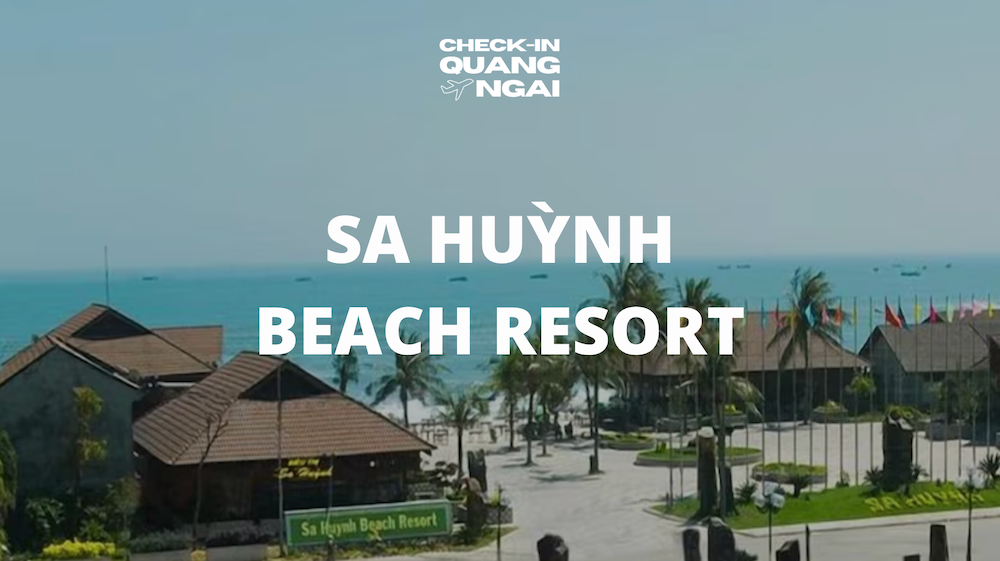 Nhìn ngắm vẻ đẹp bình yên của Sa Huỳnh Beach Resort